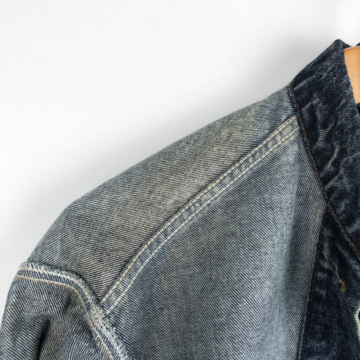 ~90'S Levi's Chemical Wash Denim Jacket, Made in USA, Men's Size S (Equivalent), Vintage cotton blue type Vintage Second Hand