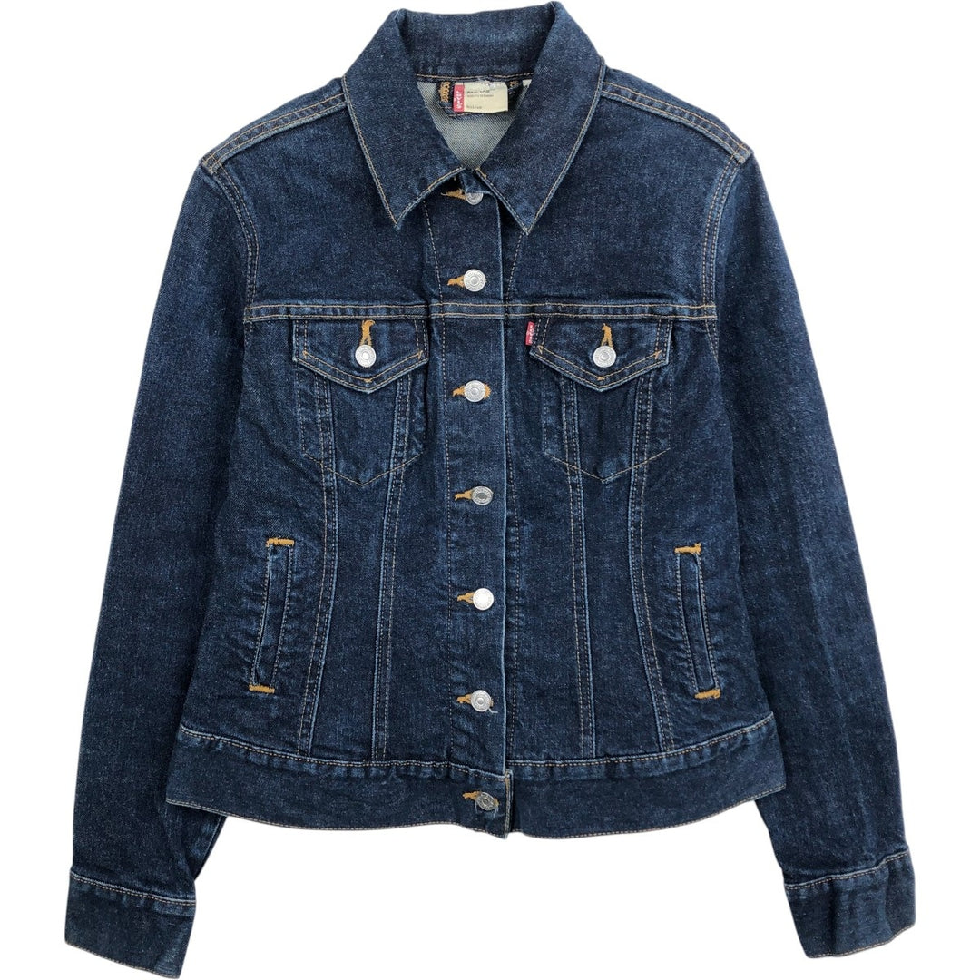 2000'S Levi's denim jacket, made in USA, women's size S equivalent. cotton blue type Vintage Second Hand