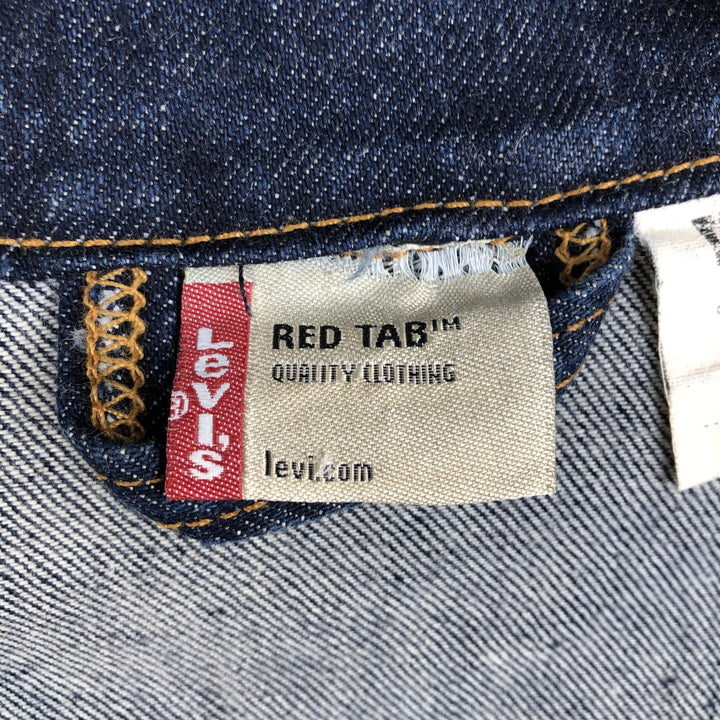 2000'S Levi's denim jacket, made in USA, women's size S equivalent. cotton blue type Vintage Second Hand