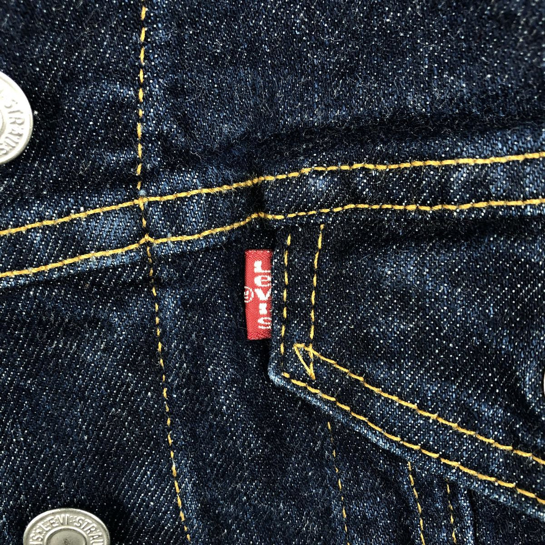 2000'S Levi's denim jacket, made in USA, women's size S equivalent. cotton blue type Vintage Second Hand