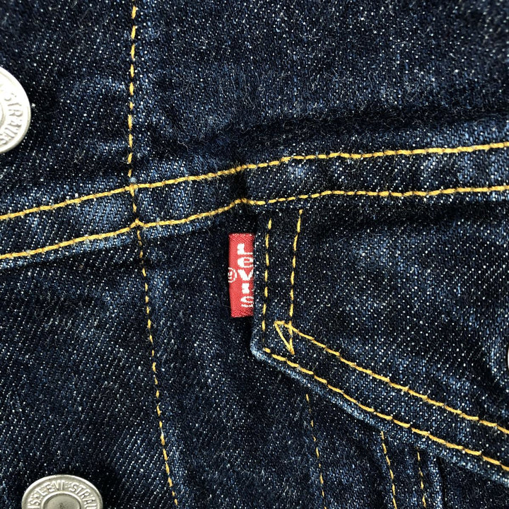 2000'S Levi's denim jacket, made in USA, women's size S equivalent. cotton blue type Vintage Second Hand