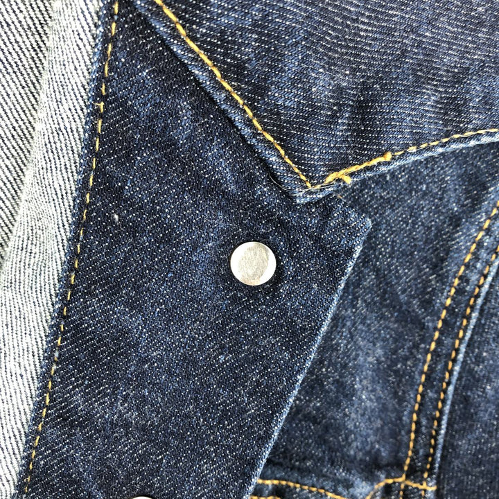 2000'S Levi's denim jacket, made in USA, women's size S equivalent. cotton blue type Vintage Second Hand