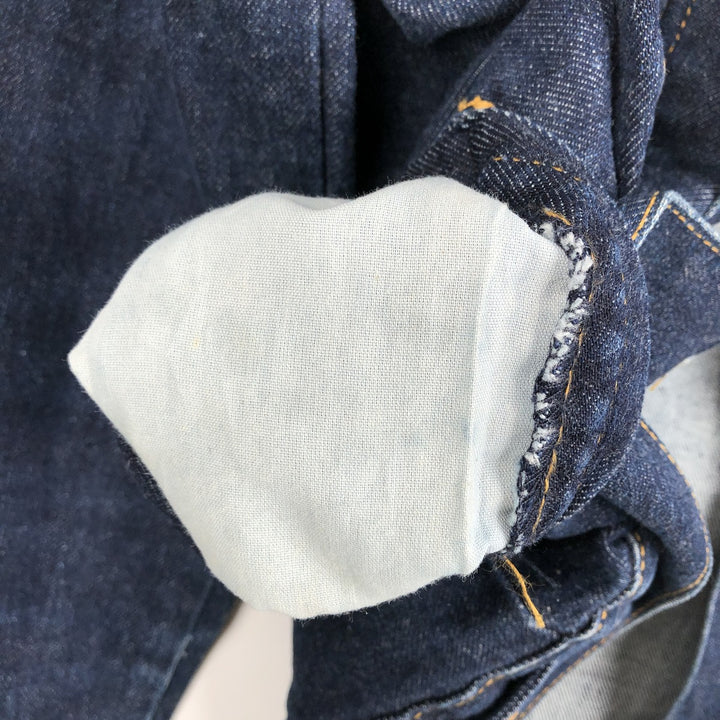 2000'S Levi's denim jacket, made in USA, women's size S equivalent. cotton blue type Vintage Second Hand