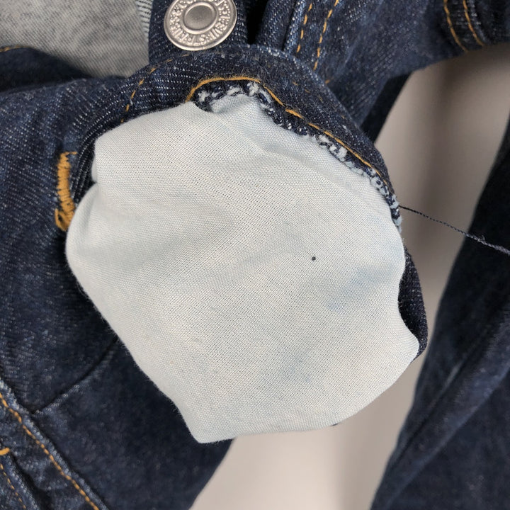 2000'S Levi's denim jacket, made in USA, women's size S equivalent. cotton blue type Vintage Second Hand