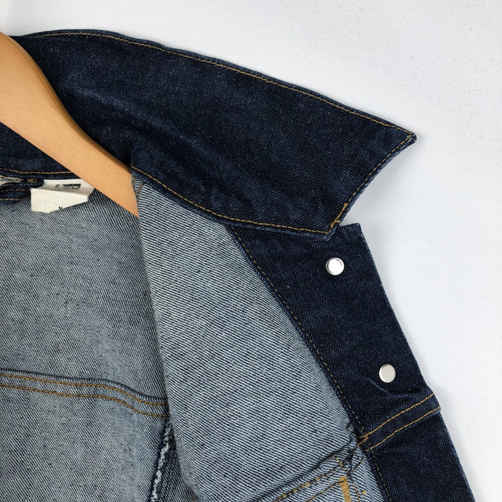 2000'S Levi's denim jacket, made in USA, women's size S equivalent. cotton blue type Vintage Second Hand