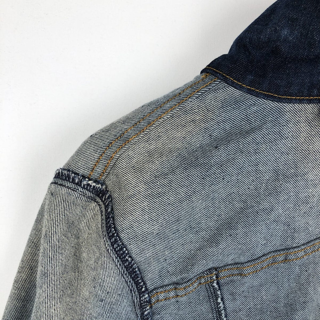 2000'S Levi's denim jacket, made in USA, women's size S equivalent. cotton blue type Vintage Second Hand