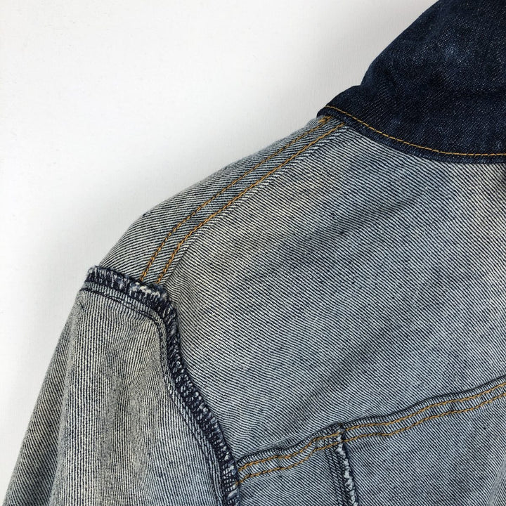 2000'S Levi's denim jacket, made in USA, women's size S equivalent. cotton blue type Vintage Second Hand