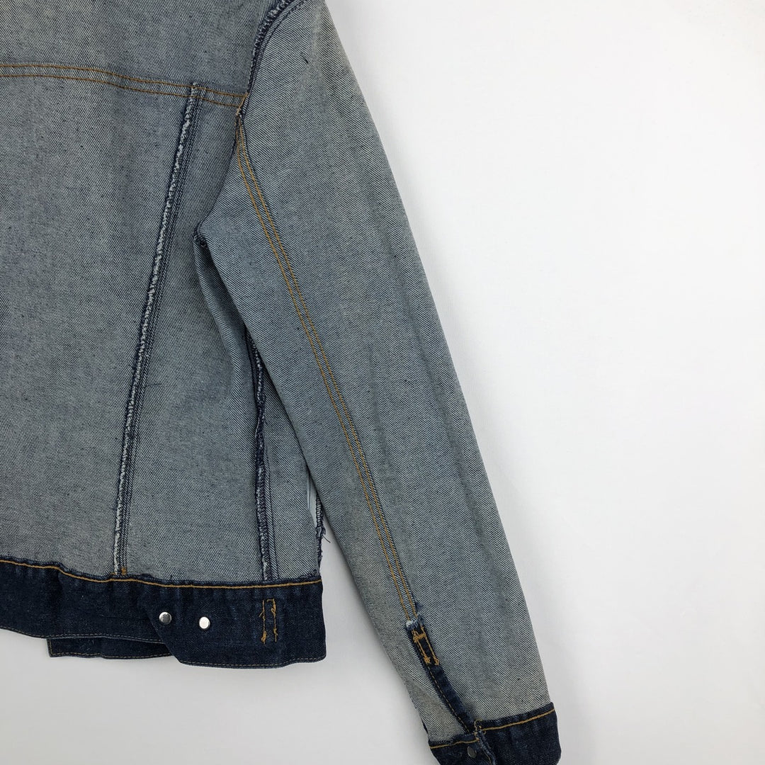 2000'S Levi's denim jacket, made in USA, women's size S equivalent. cotton blue type Vintage Second Hand