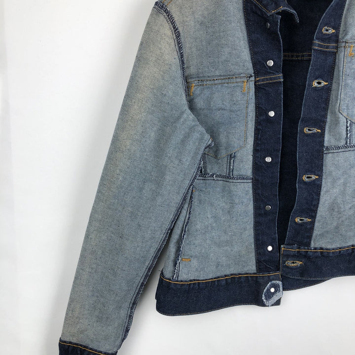 2000'S Levi's denim jacket, made in USA, women's size S equivalent. cotton blue type Vintage Second Hand