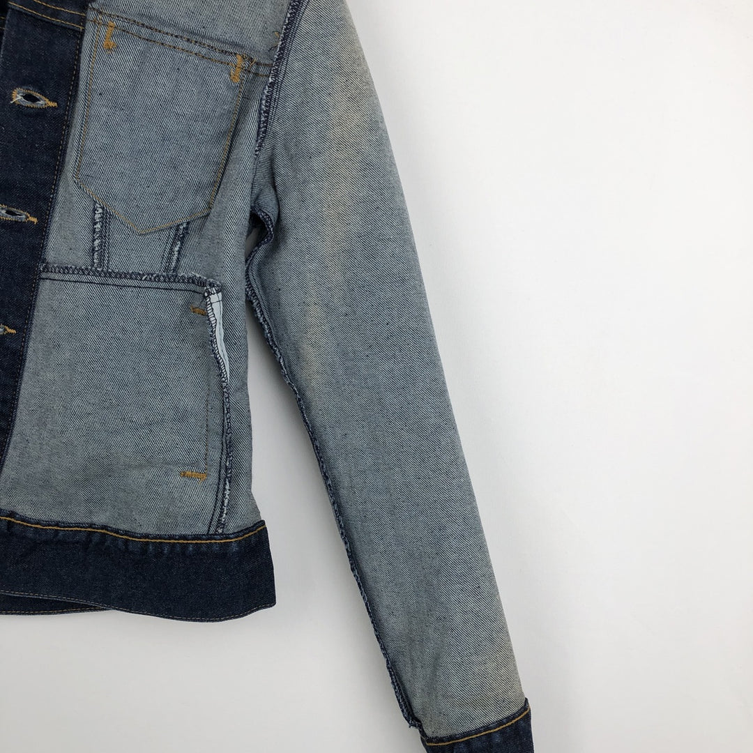 2000'S Levi's denim jacket, made in USA, women's size S equivalent. cotton blue type Vintage Second Hand