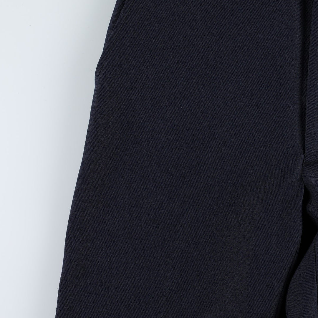 Women's slacks pants, size L (equivalent to w29) unclear navy blue type Vintage Second Hand