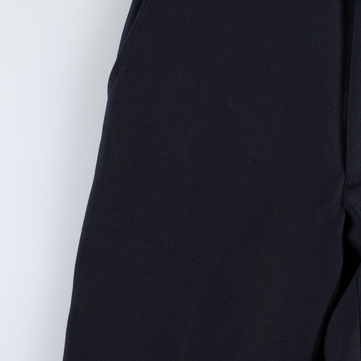 Women's slacks pants, size L (equivalent to w29) unclear navy blue type Vintage Second Hand