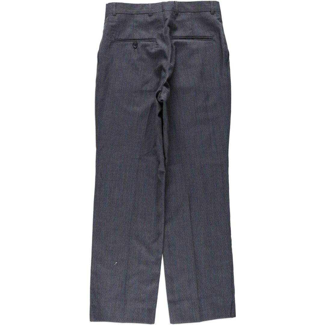 Women's two-pleat slacks, size L (equivalent to W29), vintage. unclear gray type Vintage Second Hand