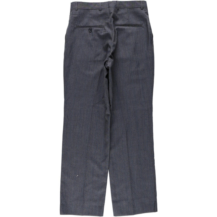 Women's two-pleat slacks, size L (equivalent to W29), vintage. unclear gray type Vintage Second Hand
