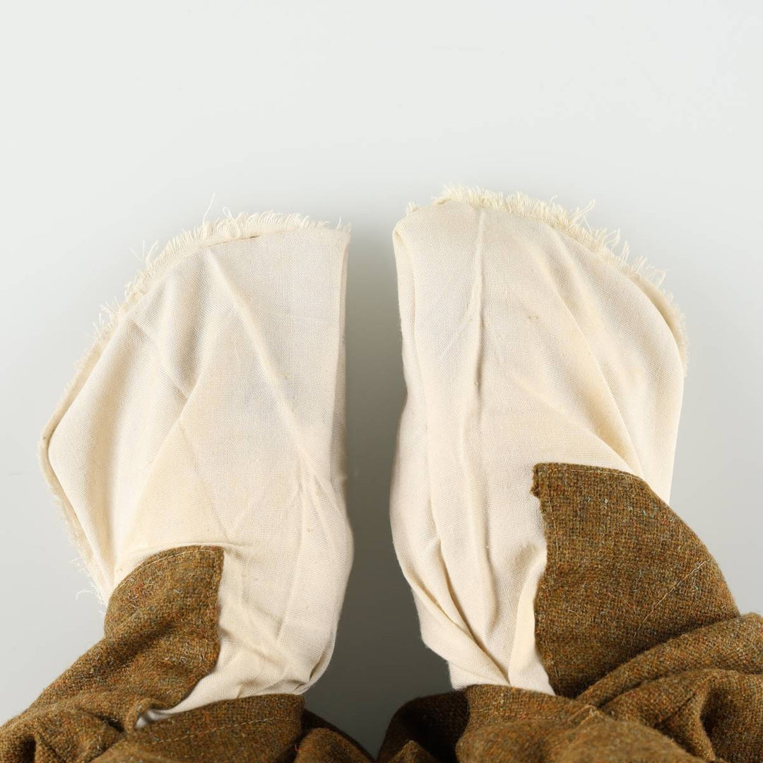 Women's wool slacks, size L (equivalent to W28), vintage. unclear Khaki type brown Vintage Second Hand
