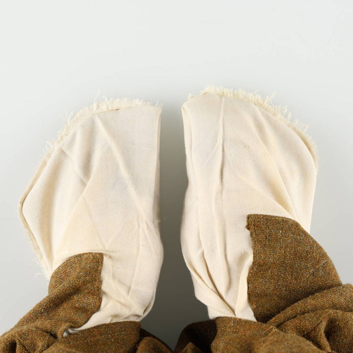 Women's wool slacks, size L (equivalent to W28), vintage. unclear Khaki type brown Vintage Second Hand