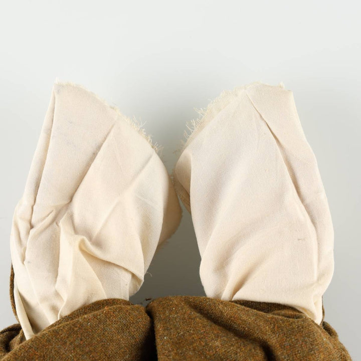 Women's wool slacks, size L (equivalent to W28), vintage. unclear Khaki type brown Vintage Second Hand