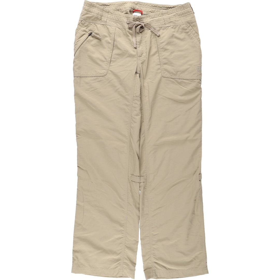 The North Face 2-Way Nylon Pants (Women's Size L) Nylon Beige type Vintage Second Hand