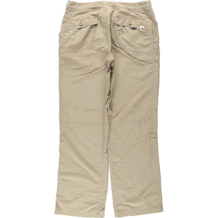 The North Face 2-Way Nylon Pants (Women's Size L) Nylon Beige type Vintage Second Hand