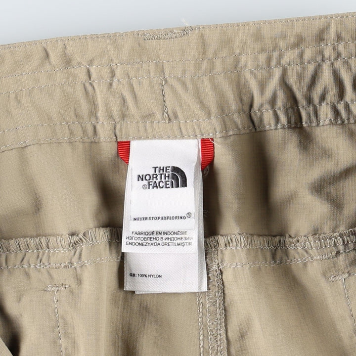 The North Face 2-Way Nylon Pants (Women's Size L) Nylon Beige type Vintage Second Hand