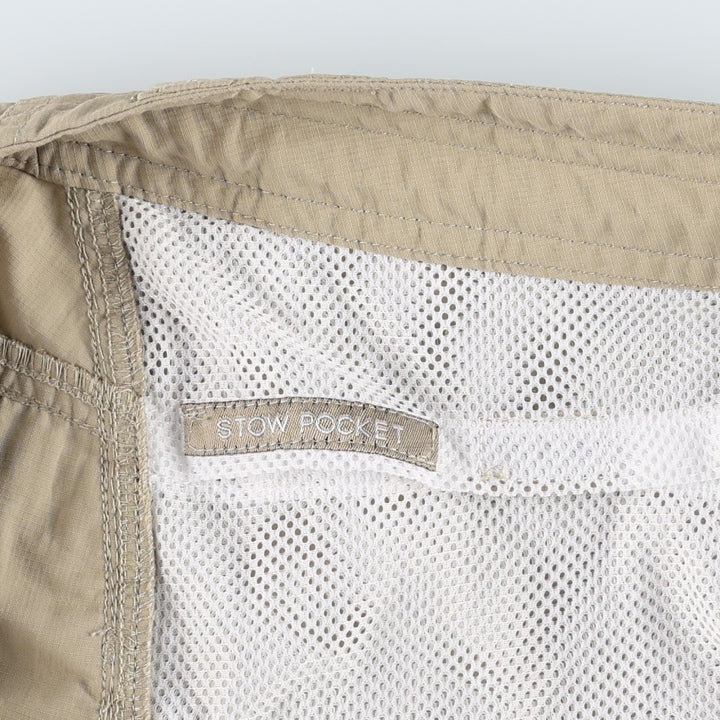 The North Face 2-Way Nylon Pants (Women's Size L) Nylon Beige type Vintage Second Hand