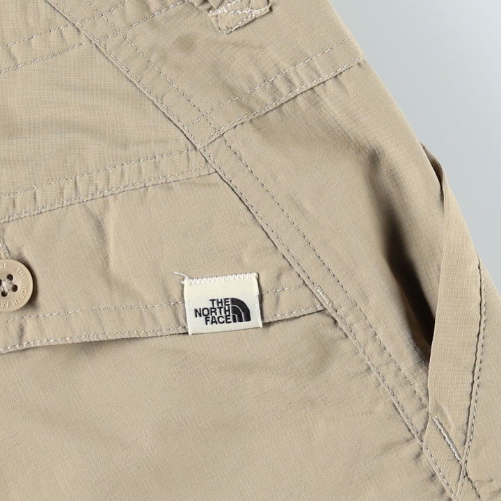 The North Face 2-Way Nylon Pants (Women's Size L) Nylon Beige type Vintage Second Hand