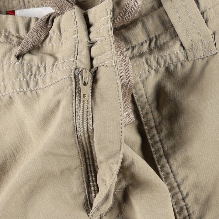 The North Face 2-Way Nylon Pants (Women's Size L) Nylon Beige type Vintage Second Hand