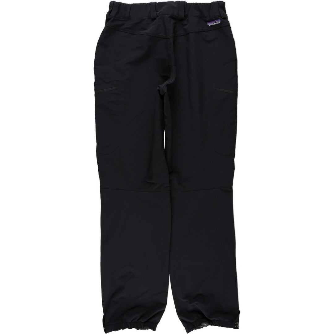 90s-00'S Patagonia Alpine Guide Pants 83710F9 Softshell Pants, Women's Size M (approx.) polyester black type Vintage Second Hand