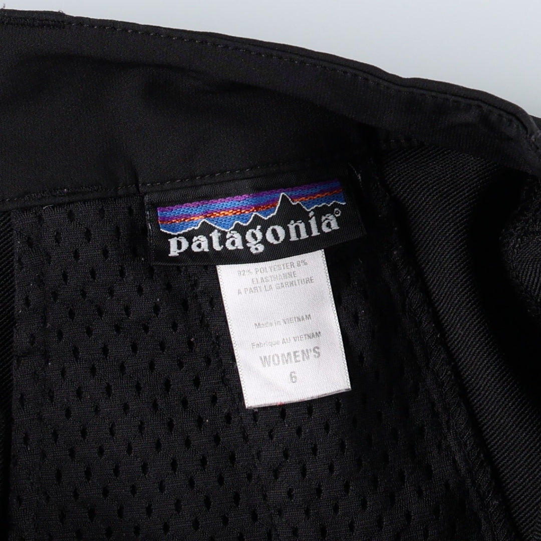 90s-00'S Patagonia Alpine Guide Pants 83710F9 Softshell Pants, Women's Size M (approx.) polyester black type Vintage Second Hand