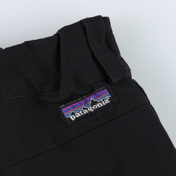 90s-00'S Patagonia Alpine Guide Pants 83710F9 Softshell Pants, Women's Size M (approx.) polyester black type Vintage Second Hand