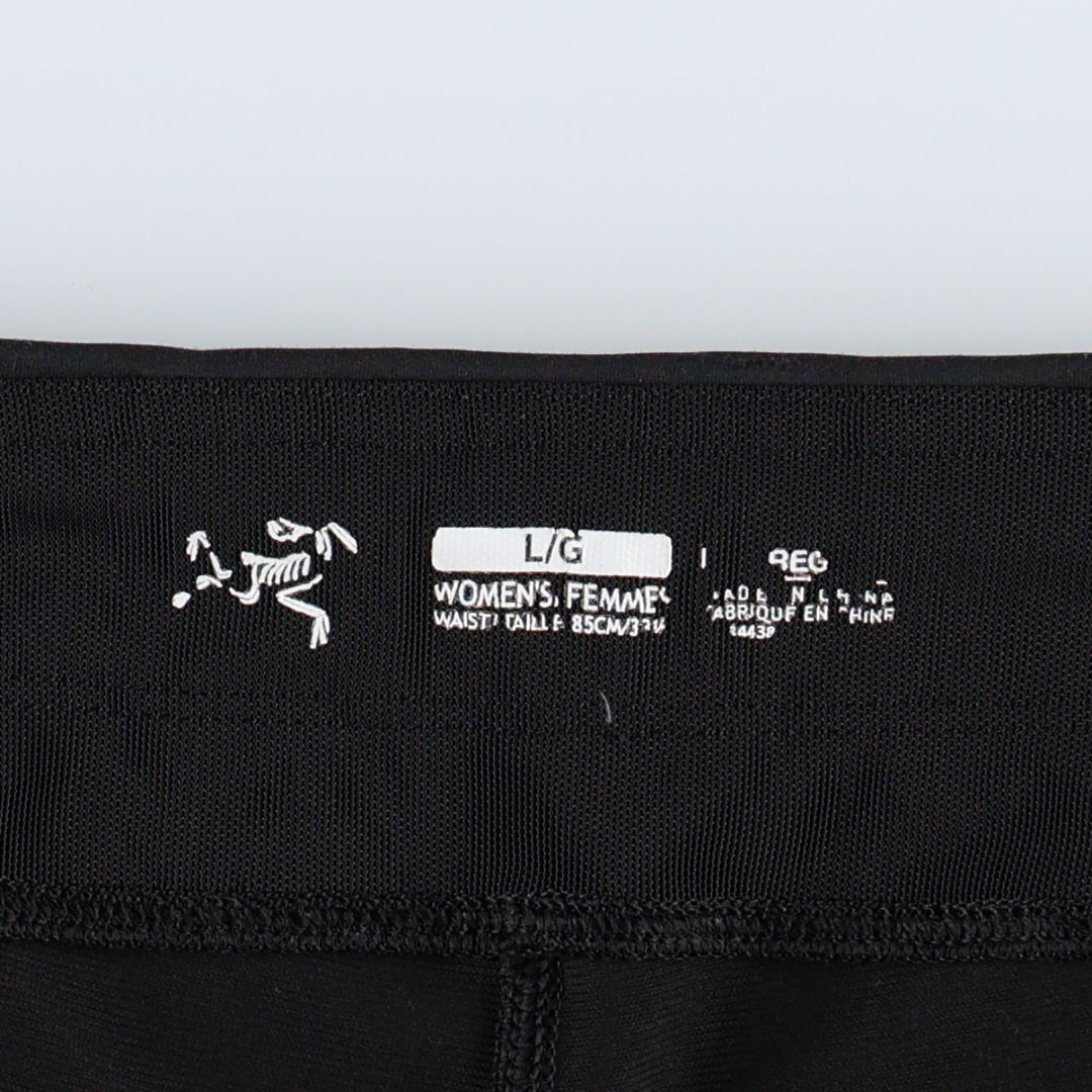 Arc'teryx Torino Tights Gore Windstopper Nylon Pants (Women's Size L) polyester black type Vintage Second Hand