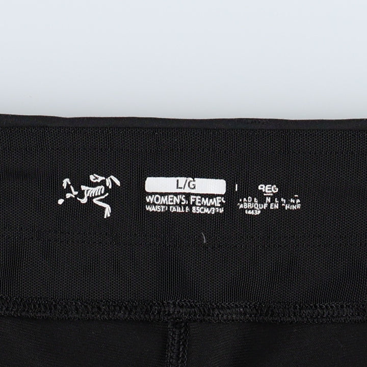 Arc'teryx Torino Tights Gore Windstopper Nylon Pants (Women's Size L) polyester black type Vintage Second Hand