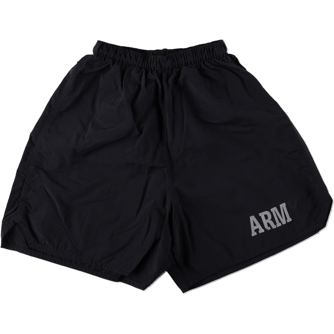 2000'S US Army Military Training Shorts, Made in USA, Size Small (equivalent to Women's Size S) Nylon black type Vintage Second Hand