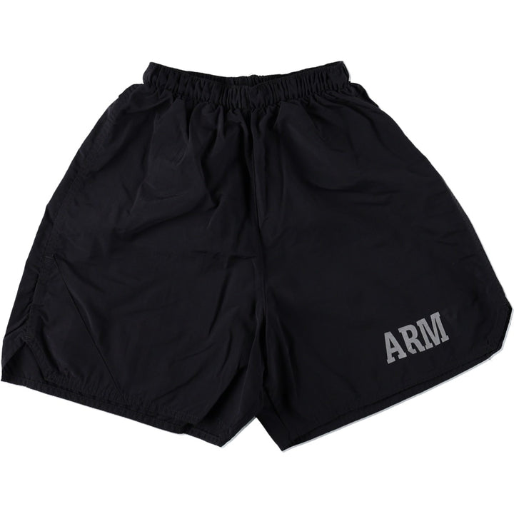 2000'S US Army Military Training Shorts, Made in USA, Size Small (equivalent to Women's Size S) Nylon black type Vintage Second Hand