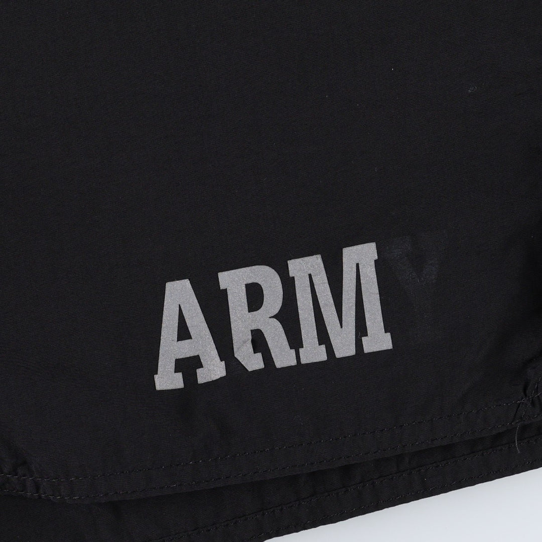2000'S US Army Military Training Shorts, Made in USA, Size Small (equivalent to Women's Size S) Nylon black type Vintage Second Hand