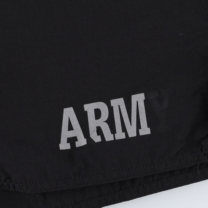 2000'S US Army Military Training Shorts, Made in USA, Size Small (equivalent to Women's Size S) Nylon black type Vintage Second Hand