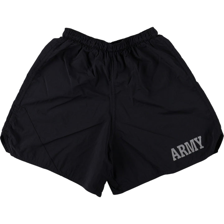 2000'S US Army Military Training Shorts, Made in USA, Medium Size (equivalent to Women's M) unclear black type Vintage Second Hand