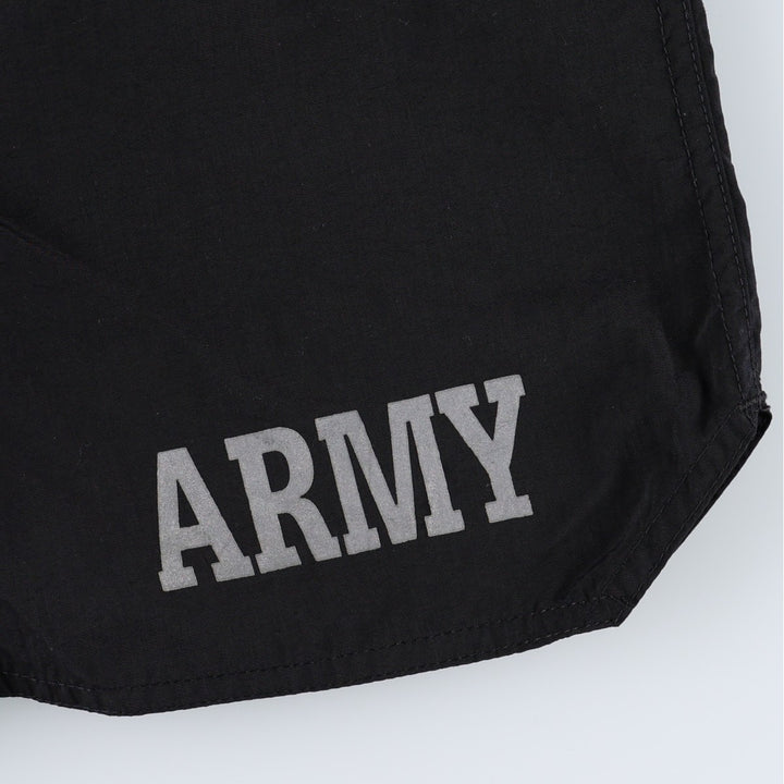 2000'S US Army Military Training Shorts, Made in USA, Medium Size (equivalent to Women's M) unclear black type Vintage Second Hand