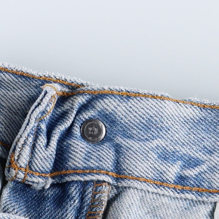 2000'S Levi's denim shorts, women's size M (equivalent to W26), zipper fly. cotton blue type Vintage Second Hand