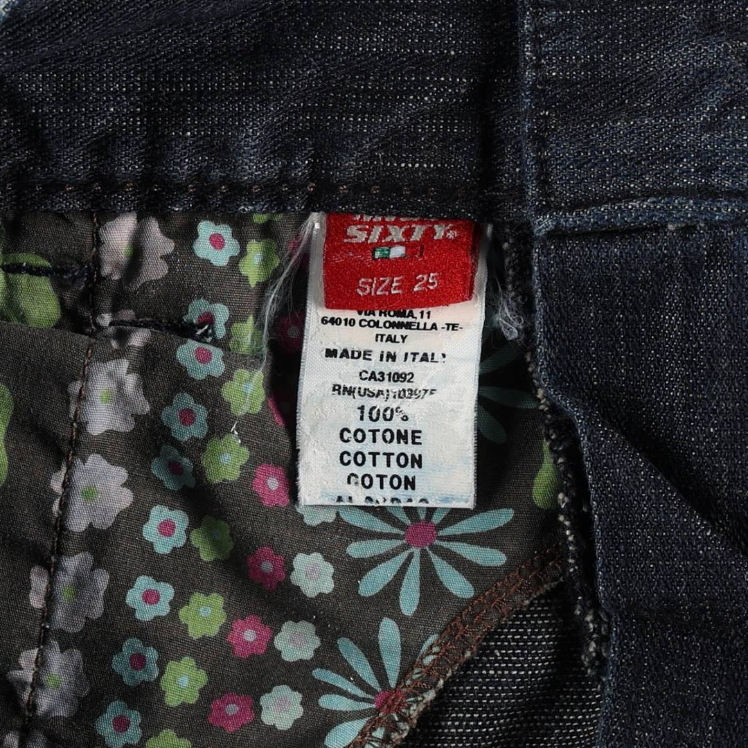 MISS SIXTY denim shorts, Italian-made, women's size L (equivalent to W30). cotton Navy blue Vintage Second Hand