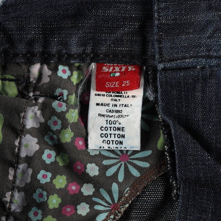 MISS SIXTY denim shorts, Italian-made, women's size L (equivalent to W30). cotton Navy blue Vintage Second Hand