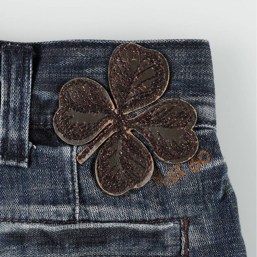 MISS SIXTY denim shorts, Italian-made, women's size L (equivalent to W30). cotton Navy blue Vintage Second Hand
