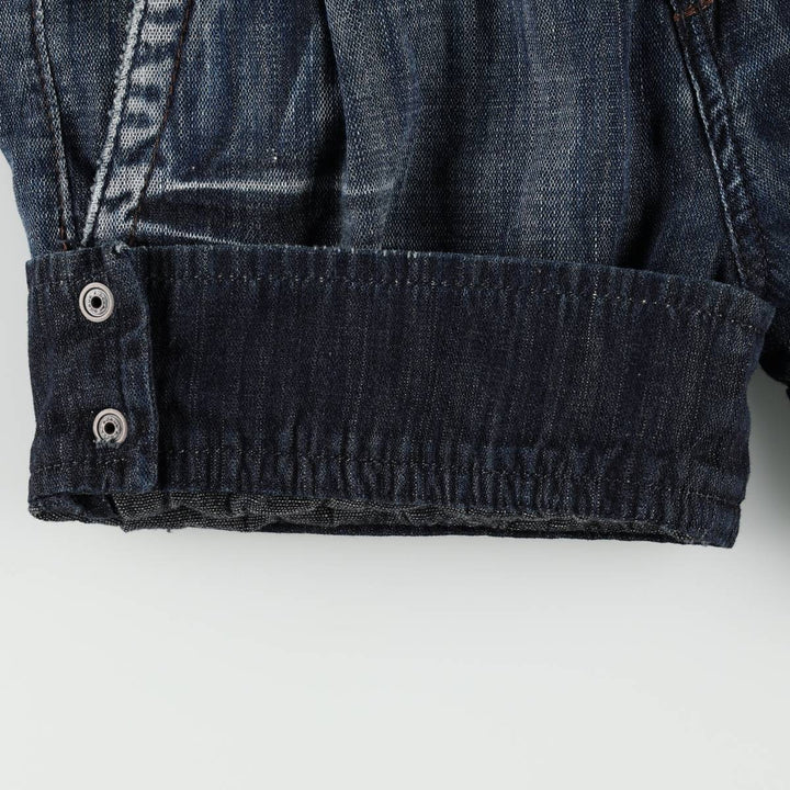 MISS SIXTY denim shorts, Italian-made, women's size L (equivalent to W30). cotton Navy blue Vintage Second Hand