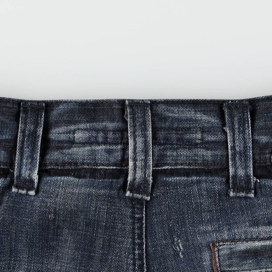 MISS SIXTY denim shorts, Italian-made, women's size L (equivalent to W30). cotton Navy blue Vintage Second Hand