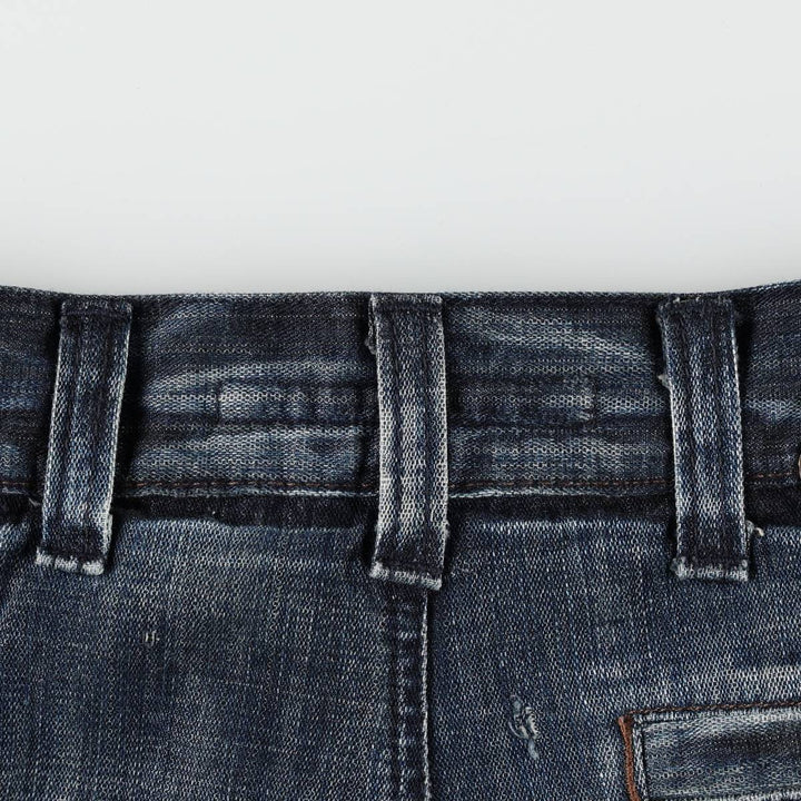 MISS SIXTY denim shorts, Italian-made, women's size L (equivalent to W30). cotton Navy blue Vintage Second Hand