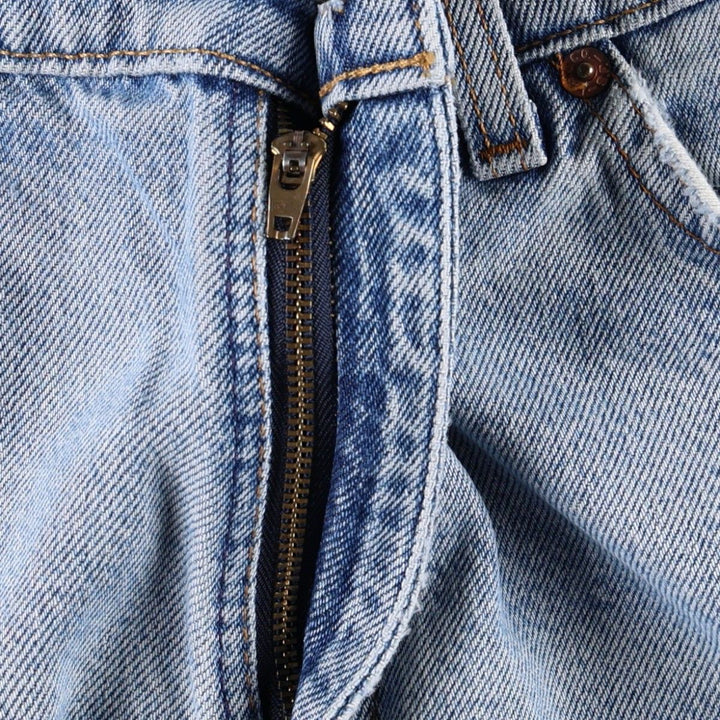 1990'S Levi's 36951-0703 Denim Shorts, Made in USA, Women's Size L (W28 equivalent), Vintage. cotton blue type Vintage Second Hand