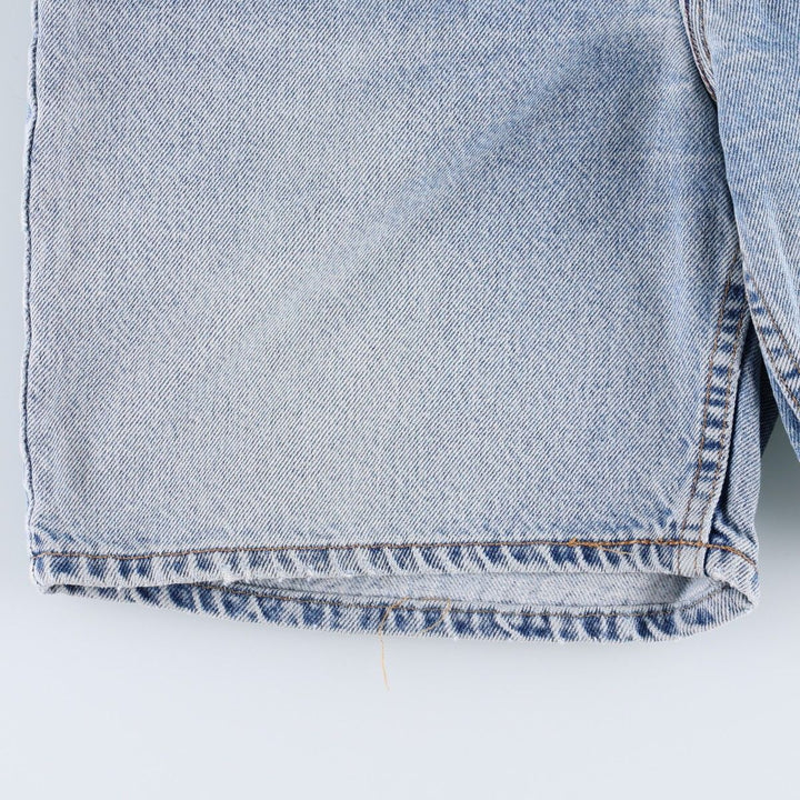 1990'S Levi's 36951-0703 Denim Shorts, Made in USA, Women's Size L (W28 equivalent), Vintage. cotton blue type Vintage Second Hand