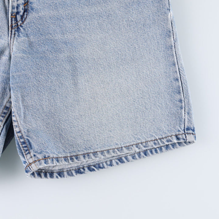 1990'S Levi's 36951-0703 Denim Shorts, Made in USA, Women's Size L (W28 equivalent), Vintage. cotton blue type Vintage Second Hand