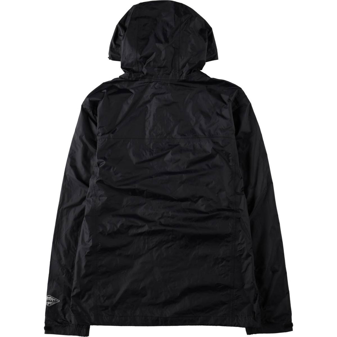 Columbia OMNI-TECH Mountain Parka Shell Jacket Men's M size Nylon black type Vintage Second Hand
