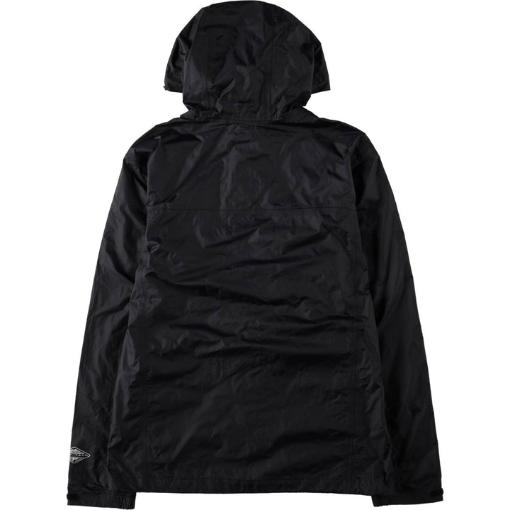 Columbia OMNI-TECH Mountain Parka Shell Jacket Men's M size Nylon black type Vintage Second Hand